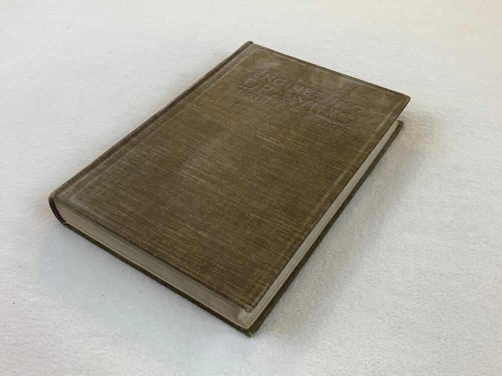 Engineering Drawing Sixth Edition Thomas E. French Vintage Hardcover Book